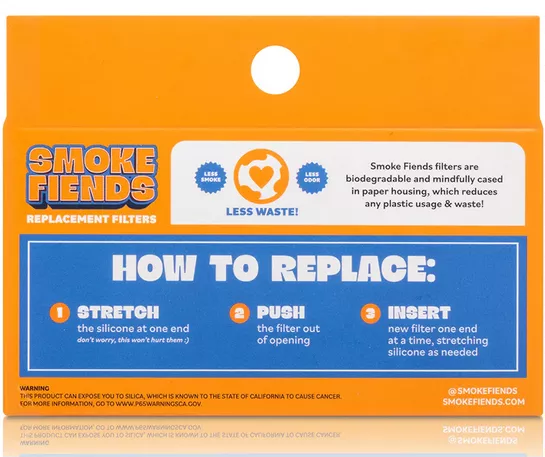 HEMPER Smoke Fiends Personal Air Filter 3 Pack Replacement Filters - Pineapple - Image 2